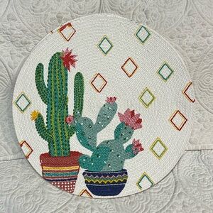 Kay‎ Dee Designs braided round placemats, set of 3